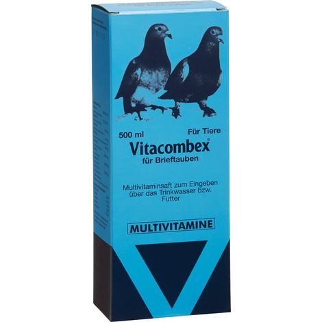 Quiko Vitacombex Bt 500ml Succo multivitaminico per piccioni da corsa Per un apporto vitaminico ottimale