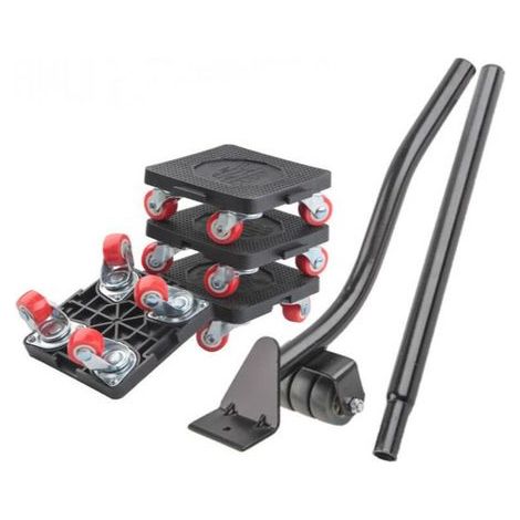 Sollevatore per mobili per carichi pesanti, kit di ruote per mobili con sollevatore, ruote girevoli a 360 gradi, doppi cuscinetti, set per il trasporto di mobili. (1/5)