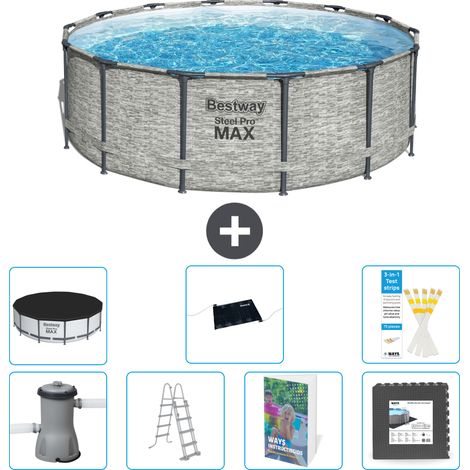 Bestway Steel Pro MAX Rund - 427x122 cm - 8-teilig S543
