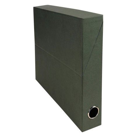 Boite de classement carte teinté Exacompta dos 5 cm - Vert - Lot de 5 (1/4)