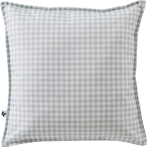 Housse de coussin exterieur 45 x 45 cm deperlant Vickie eucalyptus