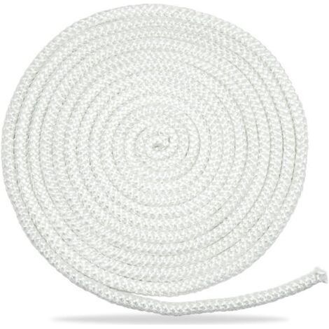 12 mm x 2 m, Cordon d'étanchéité pour cheminée, ruban d'étanchéité pour cheminée Cordon d'étanchéité résistant à la chaleur, avec de blanc modèle (1/5)