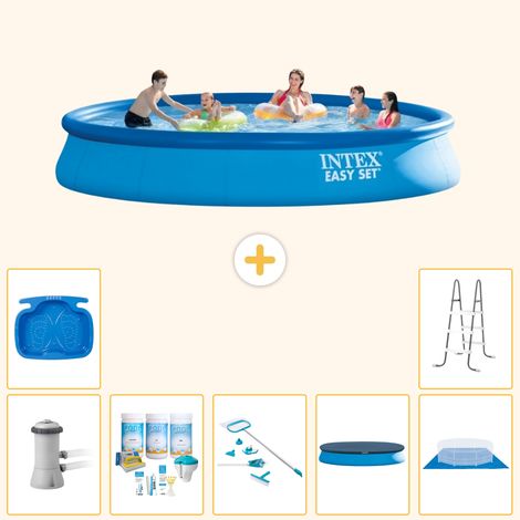Intex Piscine Easy Set Ronde - 457x84 cm - 8-pièces S20276 (1/5)