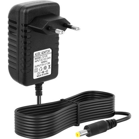 x 12V 1.25A Charger with 1.8m Cable, Power Adapter Compatible with Echo Dot Show Pop (1/5)