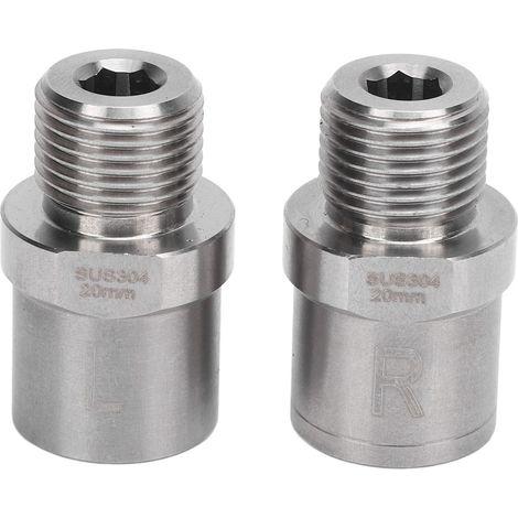 Fahrrad Pedal Extender Edelstahl verlängern um 20mm Fahrrad verlängert Pedal Spacer für Mountain Road Bike (1/5)