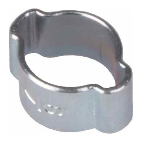 Ohr Schellen, Klemmschellen 5-7mm, 2 Ohr Schelle, W1, verzinkt
