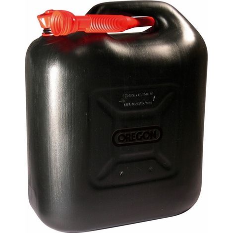 Bidon essence et huile Oregon 20 litres couleur noir