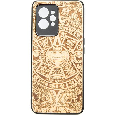 Realme GT 2 Pro Holzhülle Aztekenkalender Aniegre
