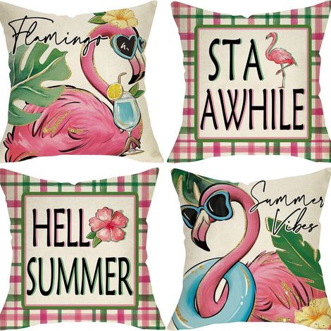 Housse de coussin rétro style champêtre pour canapé, pour décoration de terrasse, jardin ou salon, 45x45 cm