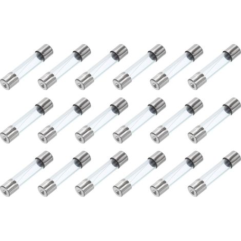 18Pcs Fusibles en Verre, Axiaux avec Fil de plombs 6x30mm 1A 250V pour Remplacer ou Réparer de Nombreux Appareils Électroniques Domestiques (F1A) (1/4)