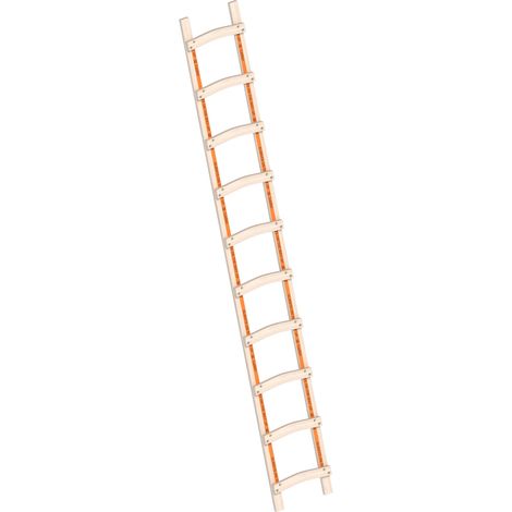 Layher 1046 Holzdachdeckerleiter 10 Sprossen (1/4)