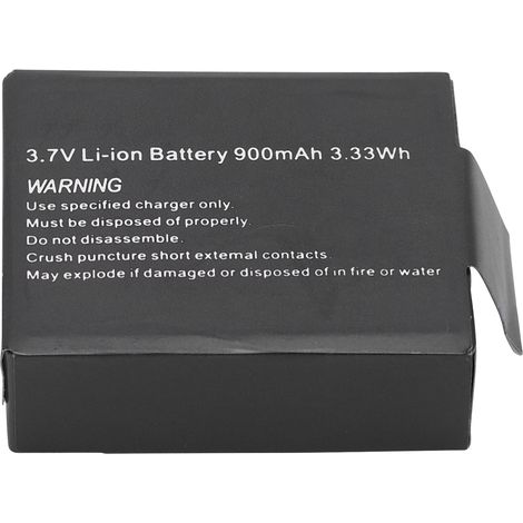 3,7V 900mAh Li-Ionen-Akku für SJCAM SJ4000 SJ5000 M10 - Kompatibel mit Original-Action-Kameras (1/5)