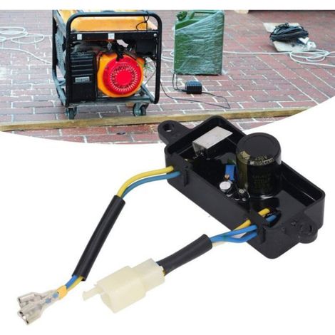 Régulateur De Tension Automatique - AVR Monophasé - Pour Générateur 1 À 2,5 Kw - 6 Fils - Capacité 220 μF - Trou D'Installation 10 Mm (1/5)