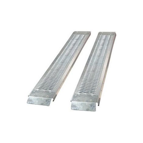 Rampe de chargement 1600mm – Charge maximale 200kg – Acier galvanisé – Passage de roue antidérapant – Pour tondeuse et quad – Spot-Light (1/2)