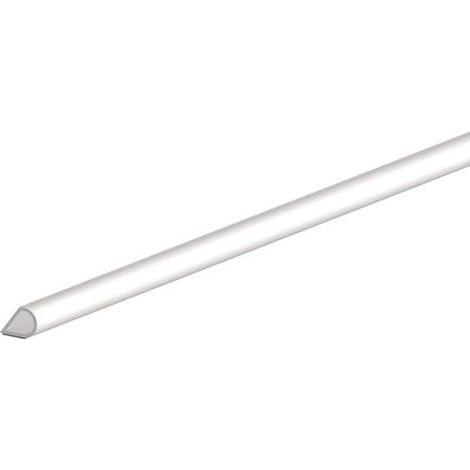 Tope de puerta dg.232 L.6m A.9,5mm autoadhesivo silicona blan. neg. silicona ELLEN (1/2)