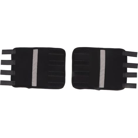 Protections pour pattes avant de chien, 1 paire de protections pour coudes de chien, protections pour coudes et genoux de chien (noir, taille L) (1/5)