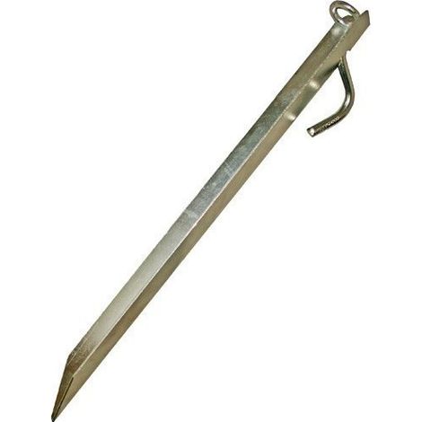 Imline – Cornière d'encrage renforcée 380 mm – Acier solide pour fixation auvents et tentes – Adaptée à tous types de sol sauf rocheux
