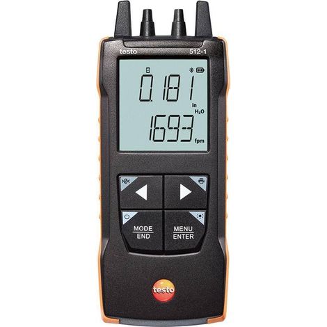 Manometro differenziale digitale con collegamento all’app 200hpa testo 512-1 0563 1512 (1/5)