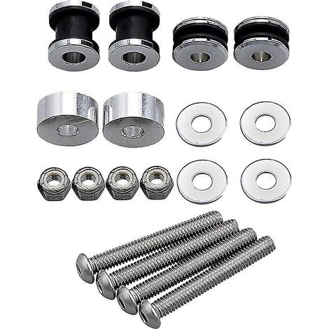 Kit de fixation pour porte-bagages avec sissy bar de moto compatible avec les modèles Softail Low FLSTC FXST (1984-2017). (1/5)