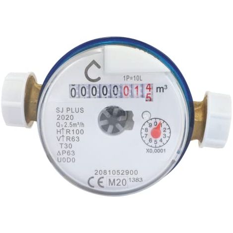 SOMATHERM FOR YOU Contatore divisionario getto singolo acqua fredda r100 20 x 27, No (1/4)