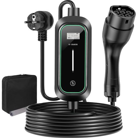 Chargeur Voiture Electrique, 3.68kW 8M EV Chargeur Type 6-8-10-13-15-16A (1/5)