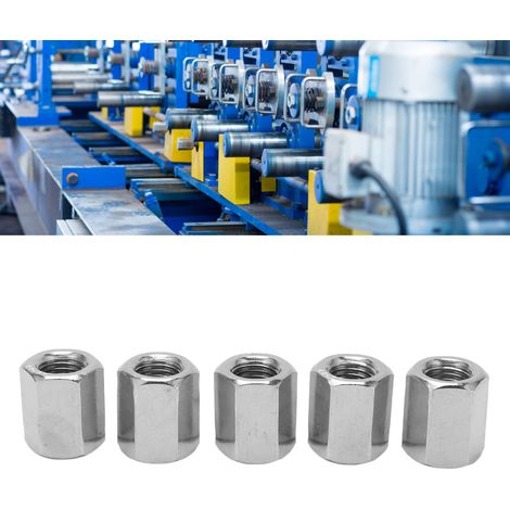 Écrou de raccordement hexagonal M162-24-L30mm en acier inoxydable 304 (1/5)