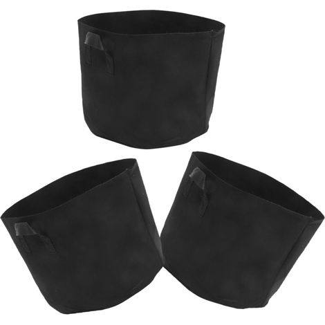 Lot de 3 sacs de culture en tissu épais de 5 gallons avec poignées (1/5)
