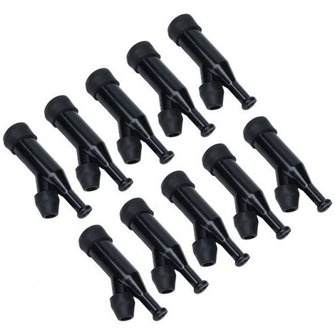 Lot de 10 bouchons haute pression 168F noirs en ABS premium robuste facile à monter pour générateur essence GX160 (1/3)