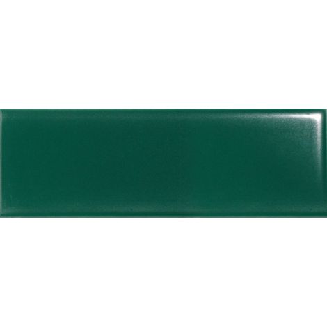 Carrelage sol / mur briquette rectangulaire uni vert émeraude brillant 5X15 cm FÄRGBLOCK LUCIDO SMERALDO FGB107L (vendu par boite de 0,60m2) (1/3)