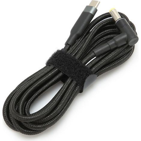 Câble d'alimentation USB-C vers DC 5.5x1.7mm 100W pour PC portable Acer, 2 mètres (1/5)
