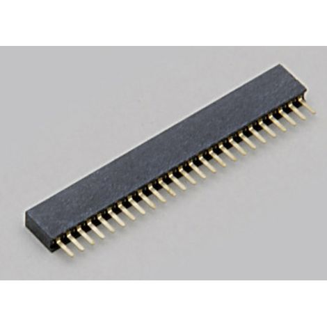 TRU COMPONENTS Buchsenleiste (Standard) Anzahl Reihen: 1 Polzahl je Reihe: 6 TC-2506271 1 St.