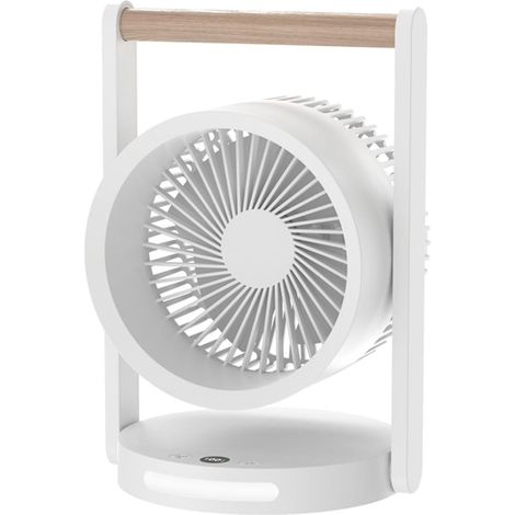 Ventilateur électrique électrique rechargeable par USB - Multifonctionnel - Petit ventilateur de table - Convient pour le bureau et la maison (1/3)