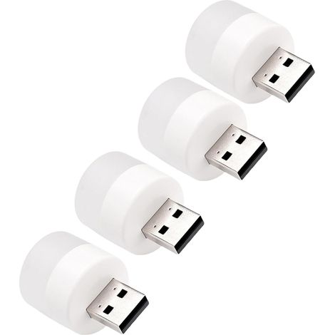 Veilleuse USB à Économie D'énergie 1w 5v1a 3000k Blanche (1/5)