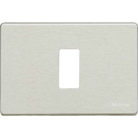503/1/X Placca 1 Posto Alluminio Oxidal Magic (1/3)