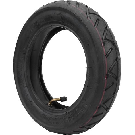 Pneu extérieur et chambre à air 10 x 2,5 pouces pour trottinette électrique - Accessoire pour roue de trottinette électrique (1/5)