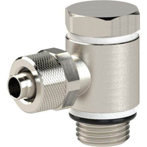 Lot de 1 boulon à visser coudé G 1/4 A pour tuyau 10/8 (1/4)