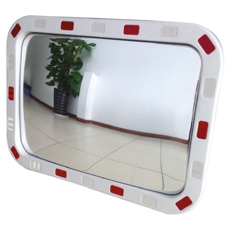 Miroir convexe RS PRO Rectangulaire, pour Intérieur 600mm x 400 mm ( Prix pour 1 )