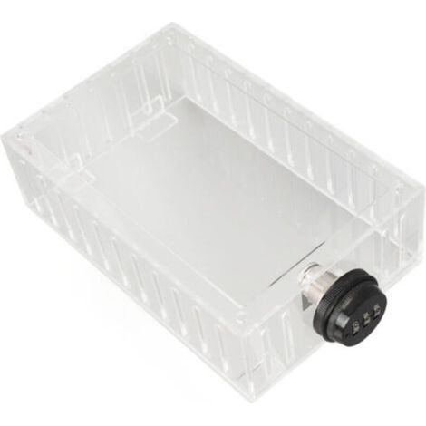 Boîte de verrouillage de Thermostat, grande protection transparente universelle pour codage mural. (1/5)