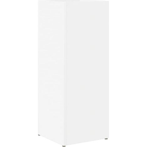 Armature de parapluie blanche, 25 x 24,5 x 64 cm, bois d'ingénierie. (1/5)
