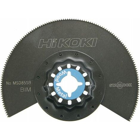 Hitachi Accesorios - Hitachi Msd85Sb Multitool Blad - Starlock - 85 X 0,9 mm - Hout Metaal 1St