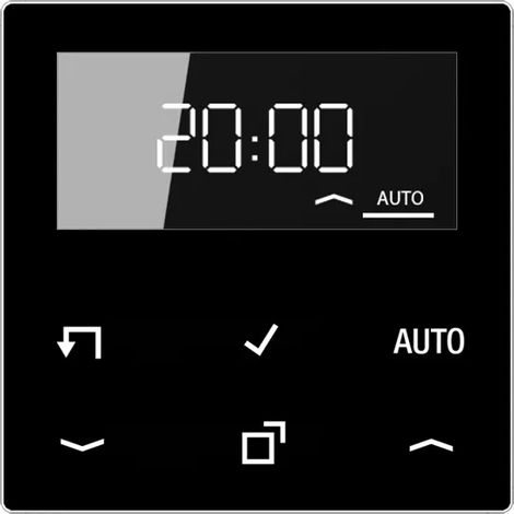 Jung LB-Management Timer-Display, Serie AS/A, schwarz A 1750 D SW