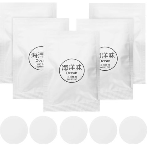 12 recharges de désodorisant pour voiture, comprimés d'aromathérapie de rechange, accessoire pour voiture-8.00X5.00X0.30CM (1/4)
