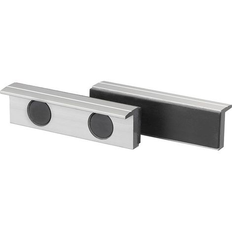 Couvre-mors magnetiques caoutchouc aluminium etau 100mm 0520/100G (1/2)