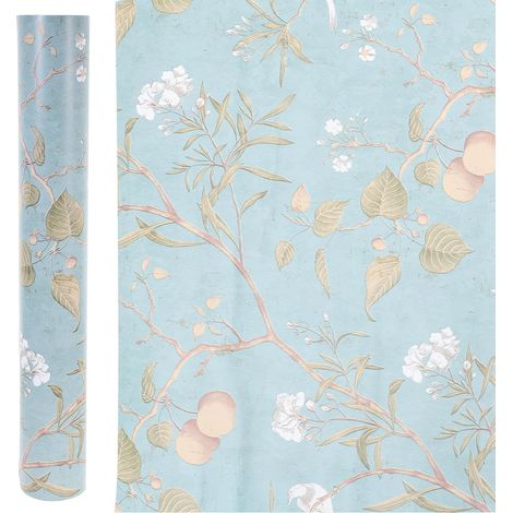 Papier Peint Autocollant Rétro Américain en Non-tissé, Rouleau 3 M Découpe Facile, Surface Résistante à L’usure, Salon et Chambre, Se Roule Rangement (1/5)