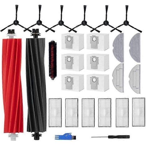 Kit d'accessoires pour aspirateur Roborock S8 Pro Ultra, 1 brosse principale pour système à double brosse (1/5)