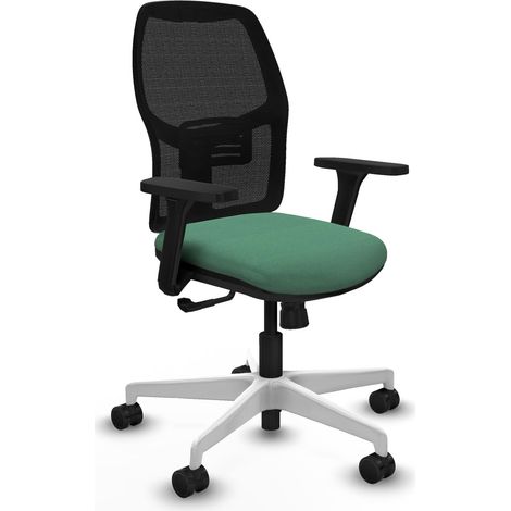 Sedia ufficio piqueras y crespo Alfera nero verde ergonomica (1/2)