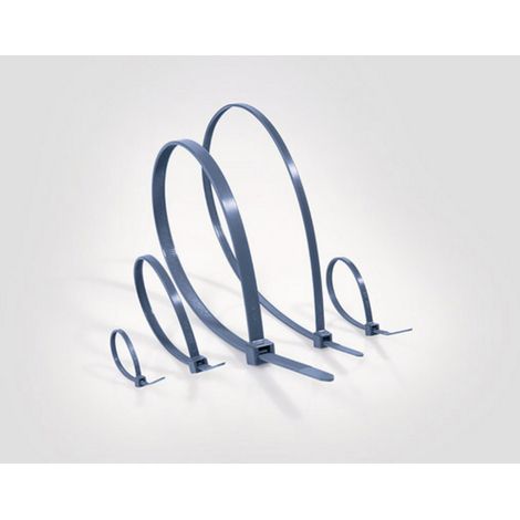 HellermannTyton 111-01665 MCTPP30R-PPMP-BU Kabelbinder Blau 100 St.