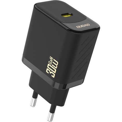 30-W-PD-GaN-USB-C-Schnellladegerät – Schwarz (1/3)