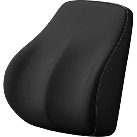 Coussin Lombaire - Mousse Memoire - Pour Siege Voiture Et Bureau - Hauteur Reglable - 1 Piece (1/5)