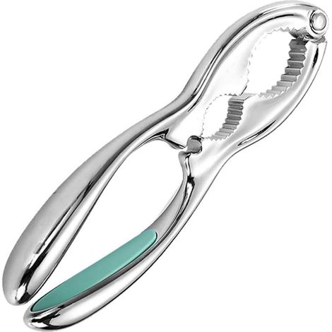 Nussknacker, robuster Nussknacker aus Metall mit rutschfestem Griff, Nussknacker, Nussknacker für Nüsse und Meeresfrüchte, Werkzeug zum Öffnen von Walnussdosen (1/4)